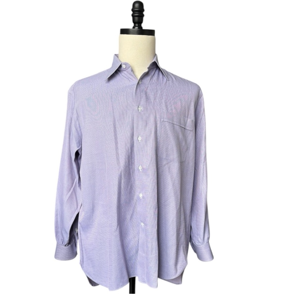 Lorenzini button down long sleeve Made in Italy Neiman Marcus cotton shirt | 16